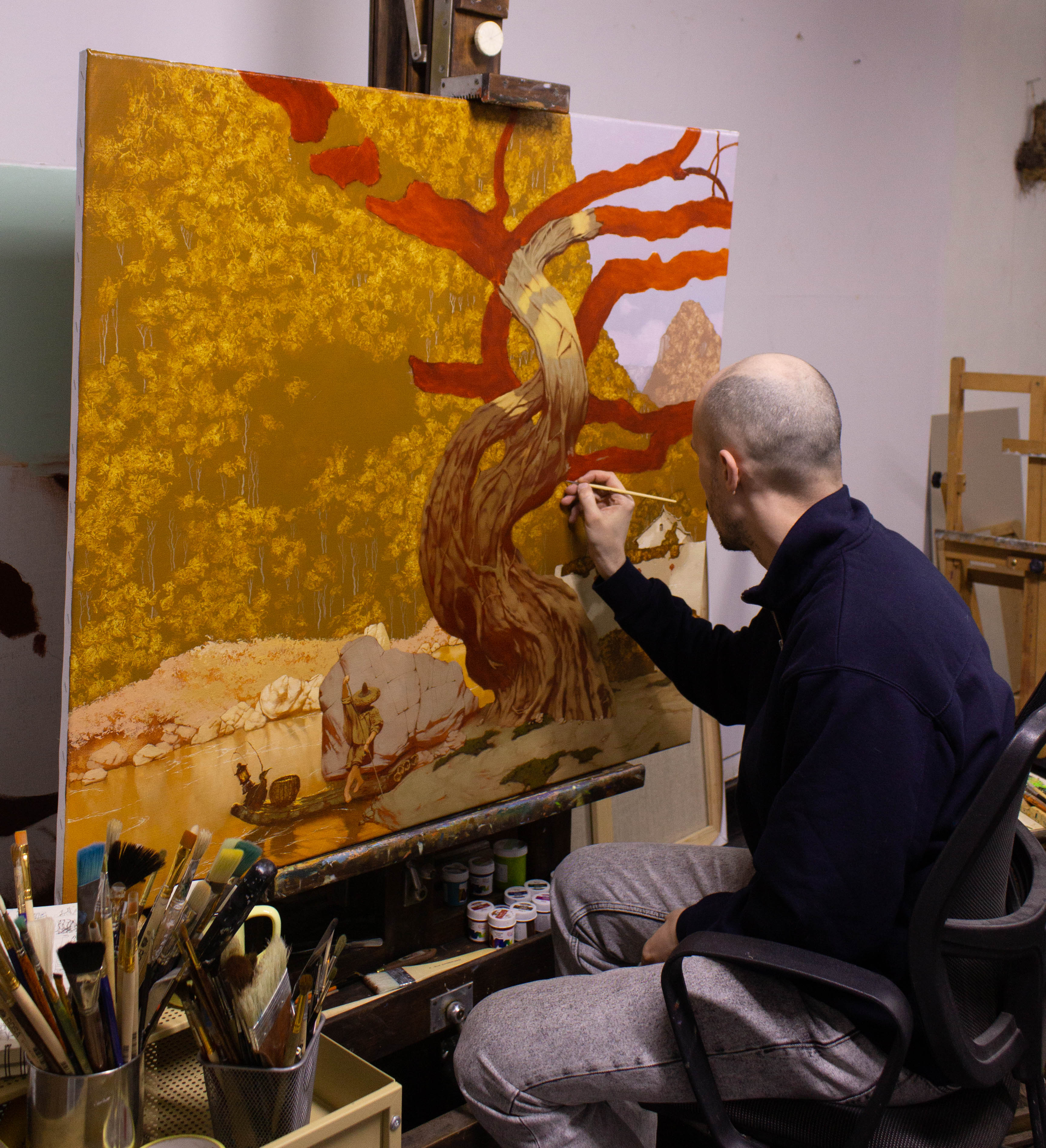 Portrait of Artem Rohovyi, who works in the Artist style (Kharkiv, Ukraine) Photo 6 of 6.