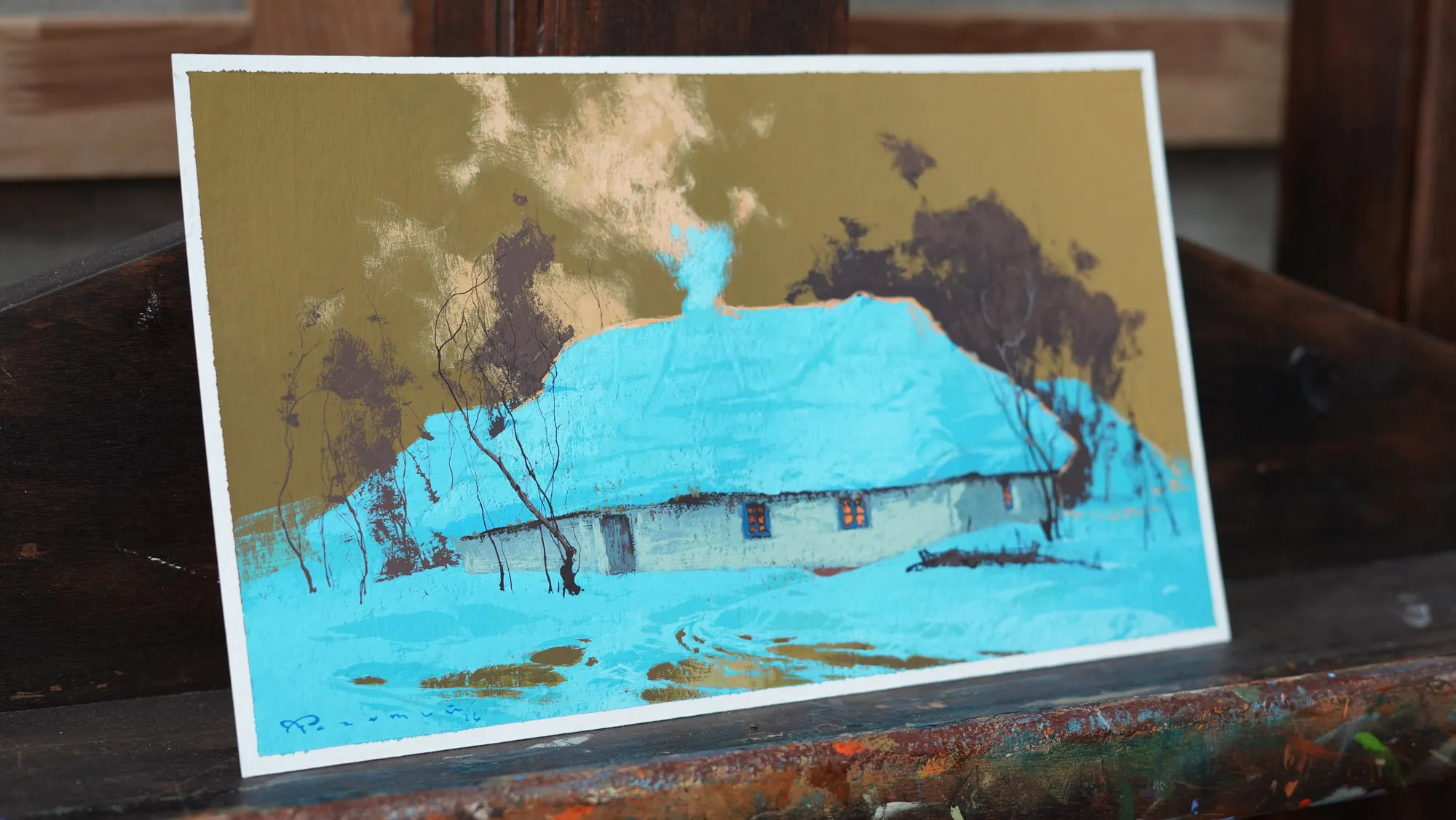 Зображення "Sketch 212" від Артем Роговий, розмір: 17x29 cm, медіум: Живопис, ціна: $300 Фото 2 з 2.