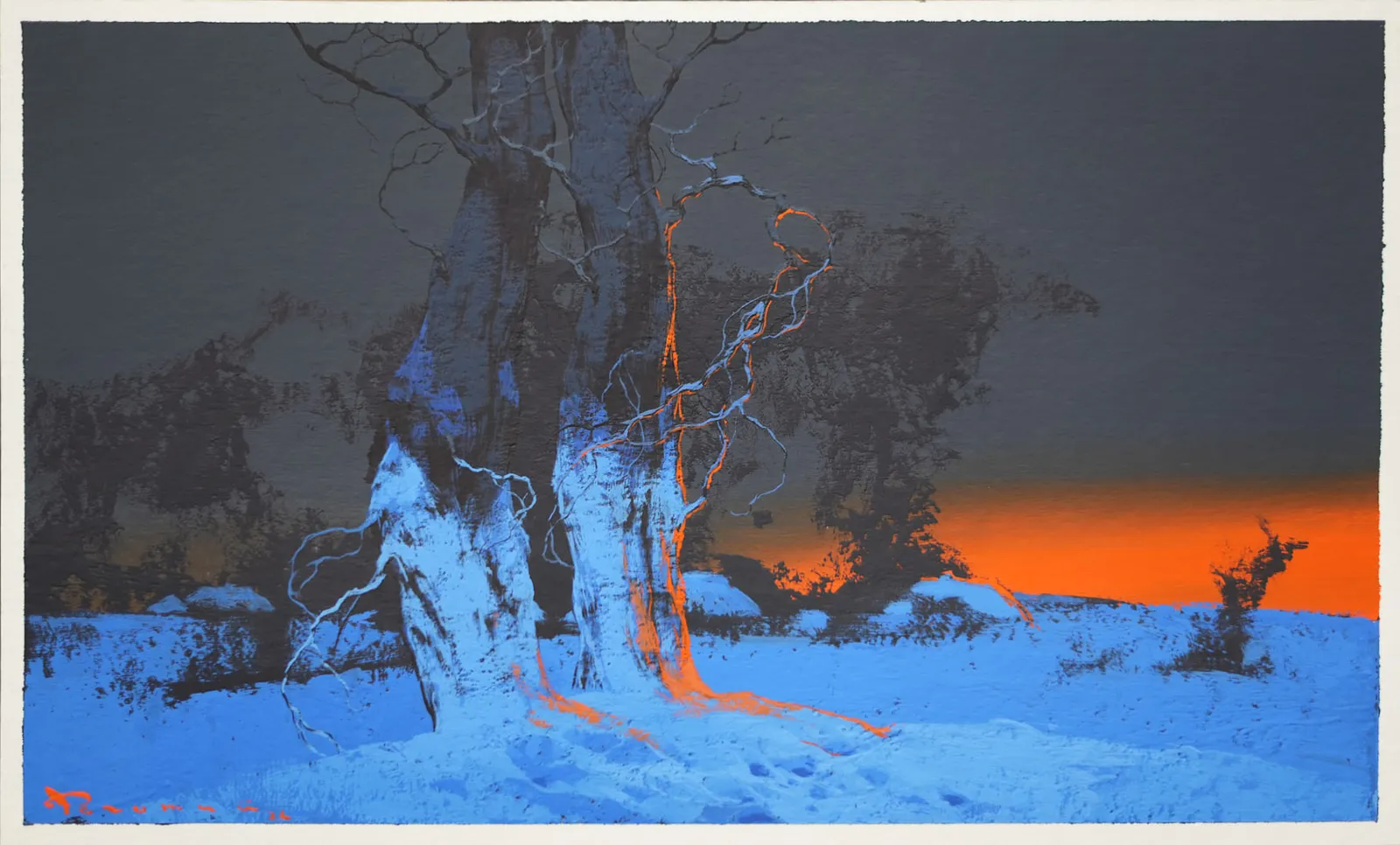 Image of Sketch 209 by Artem Rohovyi, size: 17x29 cm, made of Gouache, paper, Painting medium, priced at $300