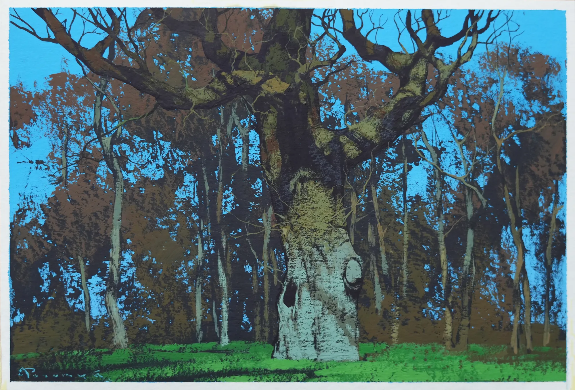 Image of Sketch 217 by Artem Rohovyi, size: 16x24 cm, made of Gouache,paper, Painting medium, from Kharkiv, priced at $300 Photo 1 of 2.