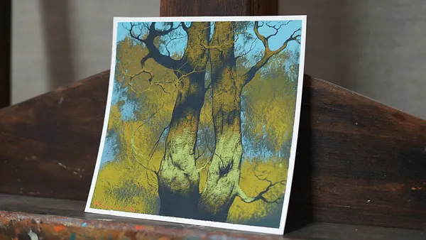 Image of Sketch 197 by Artem Rohovyi, size: 19x19 cm, made of Gouache,paper, Painting medium, from Kharkiv, priced at $250 Photo 2 of 2.