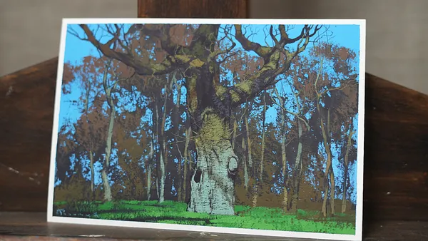 Image of Sketch 217 by Artem Rohovyi, size: 16x24 cm, made of Gouache,paper, Painting medium, from Kharkiv, priced at $300 Photo 2 of 2.