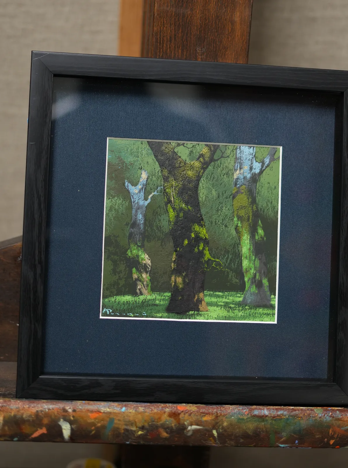 Image of Sketch 218 by Artem Rohovyi, size: 16x16 cm, made of Gouache,paper, Painting medium, from Kharkiv, priced at $250 Photo 2 of 3.
